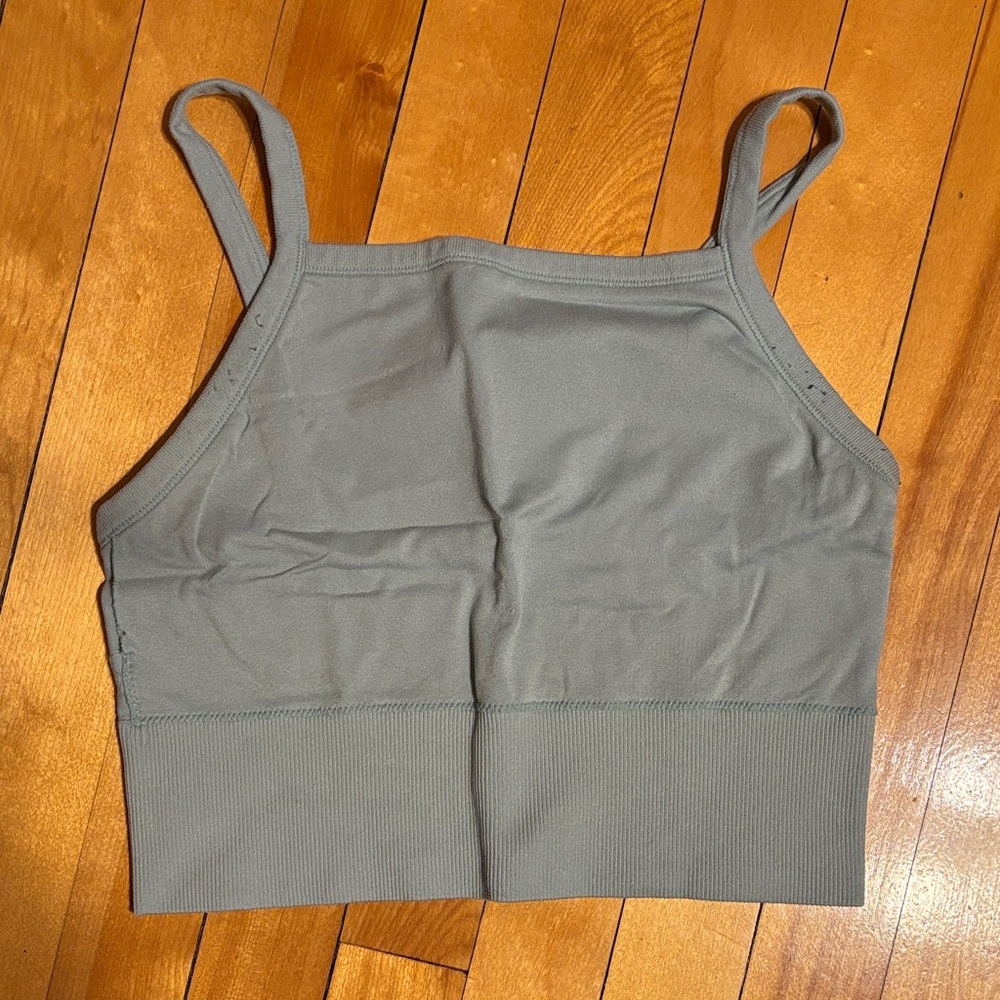 Women's Green Sports Bra